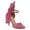Pink, variant on FSJ Women Open Toe Crisscross Strap Bowknot Sandals Thin Buckled Ankle Strap Stiletto High Heels Elegant Prom Party Shoes Size 8 Pink