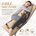 thumbnail image 5 of Picia Child And Lion Sketch Body Pillow Cover - Super Soft Microfiber 20x54 Body Pillow Case - Envelope Closure, Wrinkle, Stain Resistant Body Pillow Cover,Elegant Bedding, 5 of 8
