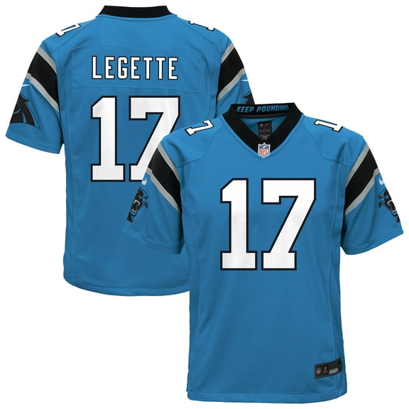 Youth Nike Xavier Legette Blue Carolina Panthers Alternate Game Jersey