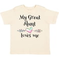 thumbnail image 3 of Inktastic My Great Aunt Loves Me Heart Boys or Girls Toddler T-Shirt, 3 of 5