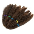 thumbnail image 2 of SEGO Kinky Curly Crochet Hair 11 Inch Short Marlybob Jerry Curl Natural Black Afro Kinky Twist Hair Soft Synthetic Crochet Braiding Hair Extentions for Black Women, 2 of 7