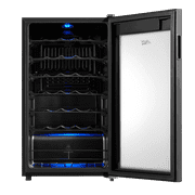 Arctic King Premium 34-Bottle Wine Cooler, Glass Door, AWCA034ADB