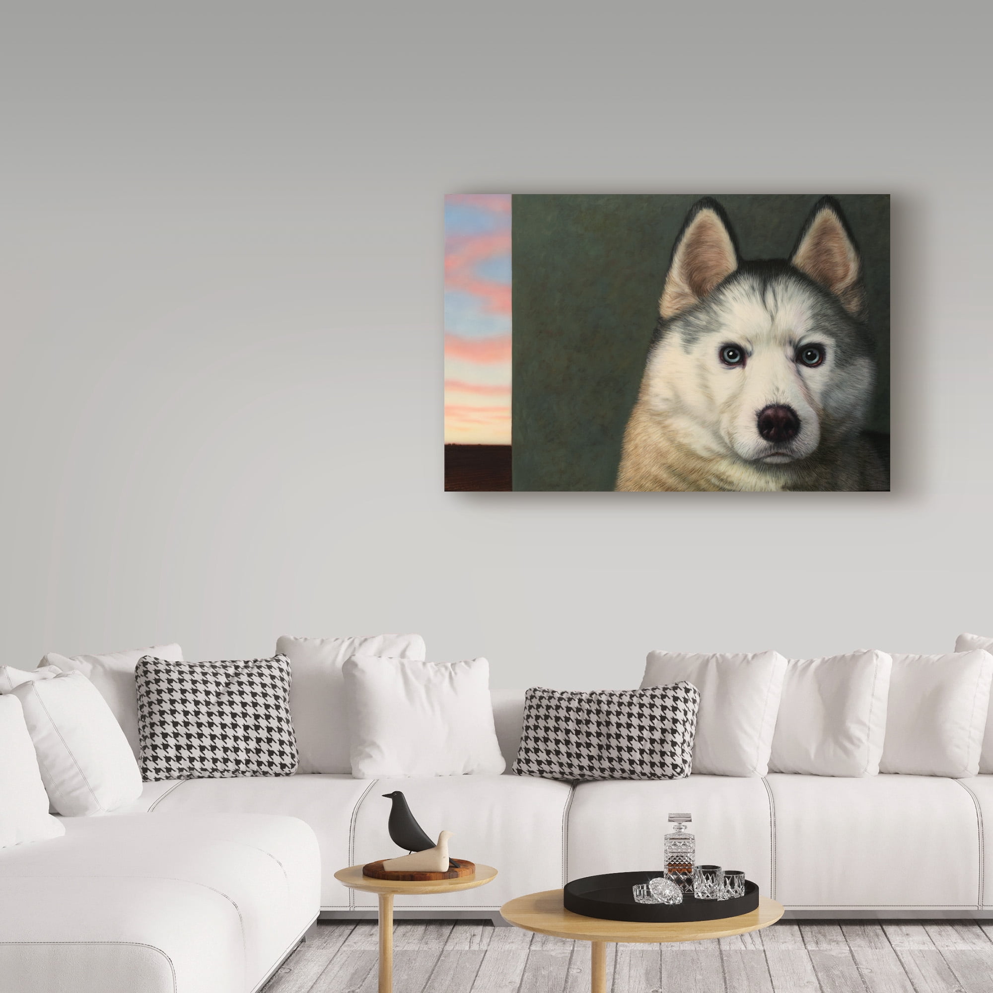Trademark Fine Art 'Dog Nature' Canvas Art by James W. Johnson