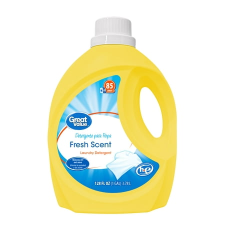 Great Value Laundry Detergent Fresh Scent 128 fl oz