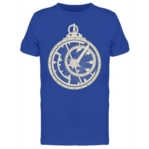 Astrolabe Vintage Mechanism T-Shirt Men -Image by Shutterstock, Male Large