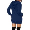 thumbnail image 1 of WILLBEST Sudadera Deportiva Para Mujer, Vestido de Navidad, Vestido de Noche Para Mujer, Sudadera Navideña de Moda Con Capucha y Bolsillo Tipo Bolso, Sudadera Estampada Con Capucha, Falda de Moda, 1 of 4