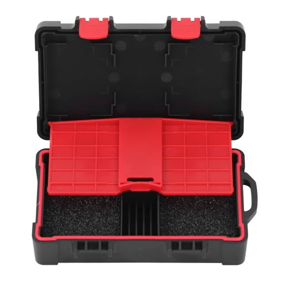 Battery Memory Card Carrying Case, ABS TPE Camera Battery Memory Card Case Water Resistant Snap Closure  for 2 Batteries