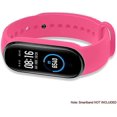 thumbnail image 2 of Correa de silicona de repuesto para reloj compatible con Xiaomi Mi Band 6 5 Amazfit Band 5 Correa de reloj suave rosa Correa de reloj antipérdida de repuesto, 2 of 4