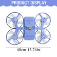 thumbnail image 3 of Drone LED Ceiling Fan Light – Modern Ceiling Fan With Light E27 Screw In Socket 3 Color Quiet Saving Ceiling Light With Fan For Bedroom Small Rooms, 3 of 9