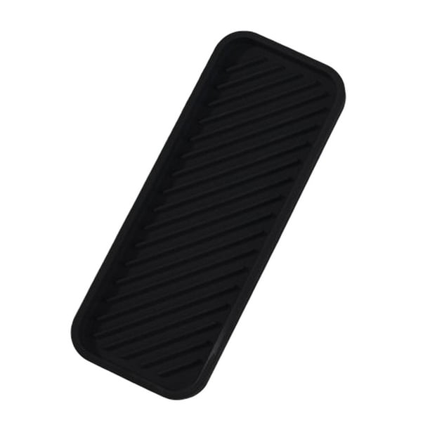 Bandejas Organizadoras De Cocina De Secado Rápido Impermeables Para Champú De Maquillaje Negro 2 piezas mayimx