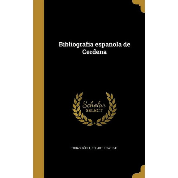 Bibliografia espanola de Cerdena (Hardcover)