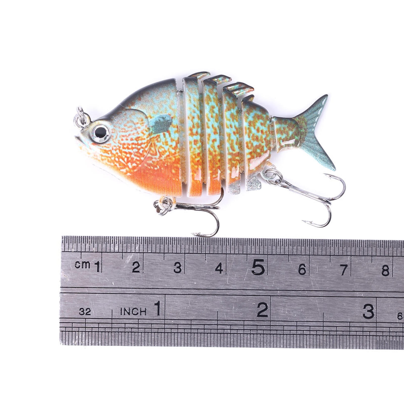 HENGJIA Fishing Lures, 6pcs Large Multi Jointed Fish Fishing Kits Slow Sinking Lifelike Swimbait Freshwater and Saltwater for Trout Bass Lures, 2.5"/0.33oz