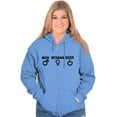 thumbnail image 4 of Man Woman Geek Geeky Cute Nerdy Gamer Zip Up Hoodie Men's Women's Brisco Brands X, 4 of 6