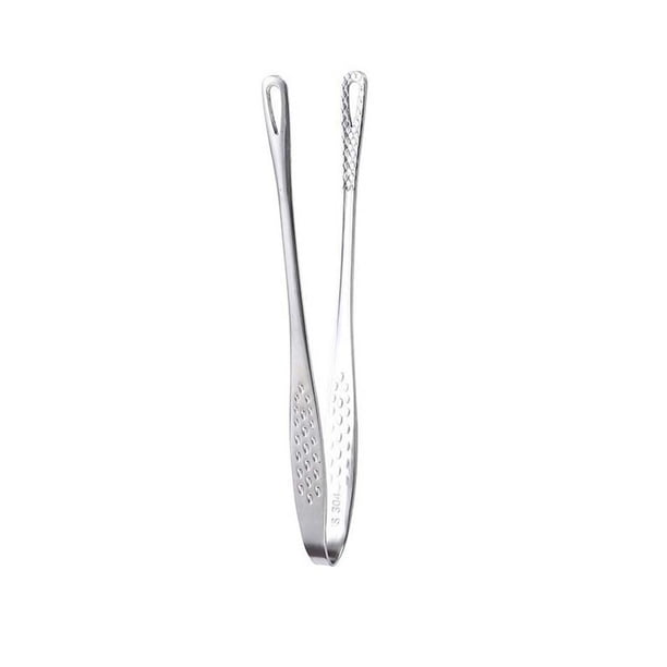 Pinzas de acero inoxidable para alimentos, pinzas giratorias para carne, pinzas para salchichas, pinzas para salchichas
