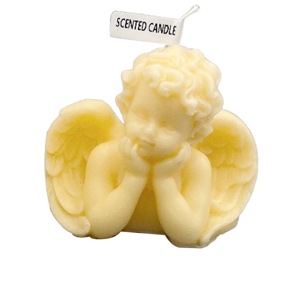 kjfeif Angel Candles Soy Scented Candles Hand Carved Aesthetic Candles for Home Decor Bathroom Bedroom Wedding Decor
