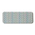 thumbnail image 1 of Floral Computer Mouse Pad, Victorian Themed Flowers and Leaves in Pastel Colors, Rectangle Non-Slip Rubber Mousepad Large, 31" x 12" Gaming Size, Blush Blue Grey, by Ambesonne, 1 of 2