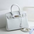 thumbnail image 1 of Nuevo bolso Kelly Birkin con guijarros de gran capacidad, cuero genuino, primera capa de piel de vaca, bolso de hombro moderno y versátil, 1 of 5