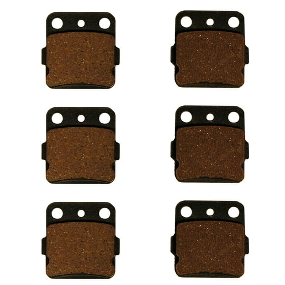 Factory Spec, Front & Rear Semi-Metallic Brake Pads for Honda TRX400EX & TRX400X Sportrax fits 1999-2014