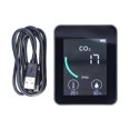 thumbnail image 1 of 2CO1T LCD CO2 Detector Digital Temperature and Humidity Detector with Alarm Portable and Real Time Monitoring for Family and OfficeBlack, 1 of 4