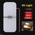 thumbnail image 2 of RV Lights Interior 3 Color Camper Lights 204 LEDs Dimmable 12V Led Lamps Fixture RV Ceiling Dome Light, 2 of 5