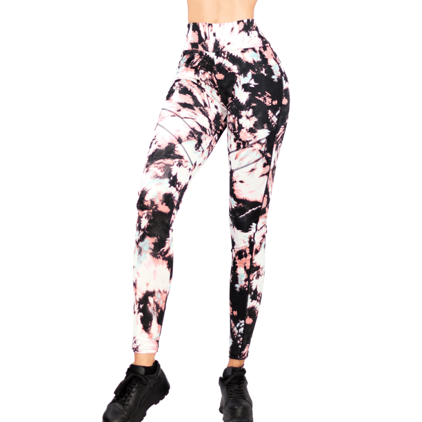 LEGGING DEPORTIVO DE MUJER PUSH UP DISEÑO JASPEADO EN COLORES
