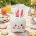 thumbnail image 6 of AURIGATE Easter Bunny Ear Treat Bags 5.31x8.66in, 50-Pack Plastic Cartoon Bunny Candy & Goodie Bags, Festive Easter Party Supplies, 6 of 8