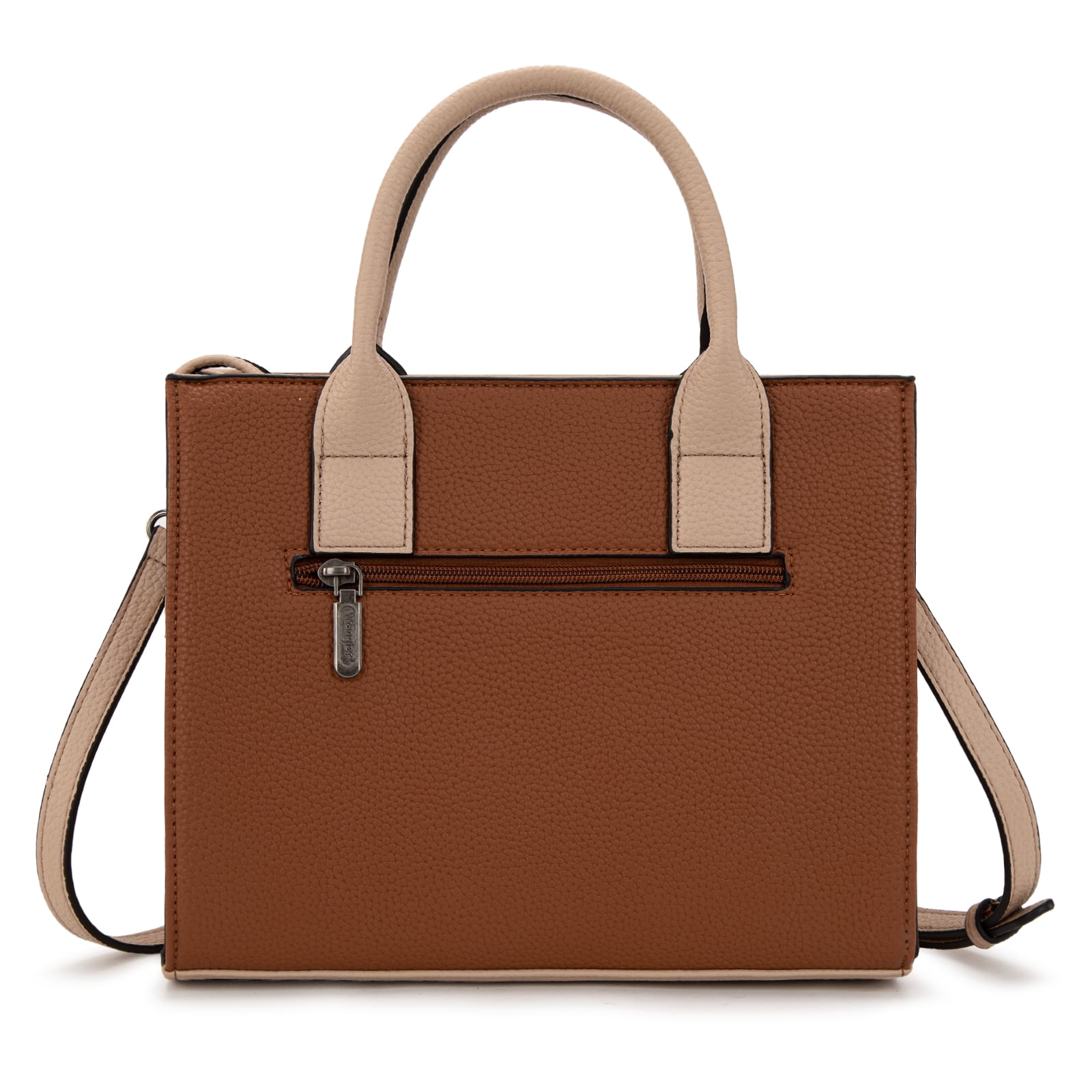 Wrangler Tote Bags for Women and Purse for Women with Adjustable Strap, Brown