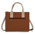 thumbnail image 4 of Wrangler Tote Bags for Women and Purse for Women with Adjustable Strap, Brown, 4 of 7