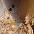 thumbnail image 4 of iPhone 12 & iPhone 12 Pro Bling Case,Women Girls 3D Luxury Sparkle Diamond Crystal Rhinestone Pumpkin Car Charm Pendant Glitter Protective Case Cover Premium Gems, Made with Ingenuity, 4 of 9
