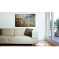 thumbnail image 2 of Tiptophomedecor Stretched Canvas World Map Art - Map Of The World (Italian Language) 3 Piece - Stretched & Framed Ready To Hang Art, 2 of 3