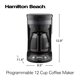thumbnail image 3 of Hamilton Beach - Cafetera programable para goteo de 12 tazas con 3 opciones de preparación, jarra de, 3 of 9