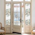 thumbnail image 2 of Sage Green Ocean Window Privacy Film, Coastal Eucalyptus Starfish Shell Static Cling UV Sun Blocking Heat Control Window Tint Day and Night, Non-Adhesive One Way Windows Privacy Cover 17.7''x78.7'', 2 of 7