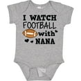 thumbnail image 3 of Inktastic I Watch Football with My Nana Boys Baby Bodysuit, 3 of 5