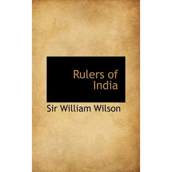 Rulers of India Hardcover