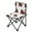 Truck Carrying Tree Pattern, variant on 600D Oxford Camping Chair Portable Foldable Chair Supports 220 lbs for Picnic, Fishing, Backpacking Reindeer with Scarf Pattern
