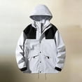thumbnail image 2 of Ke1Clo Women's Interchange Hooded Jacket Solid Color Fashion Casual Layer Long Sleeve Pocket Lightweight Versatile Outdoor Daily Top, 2 of 5