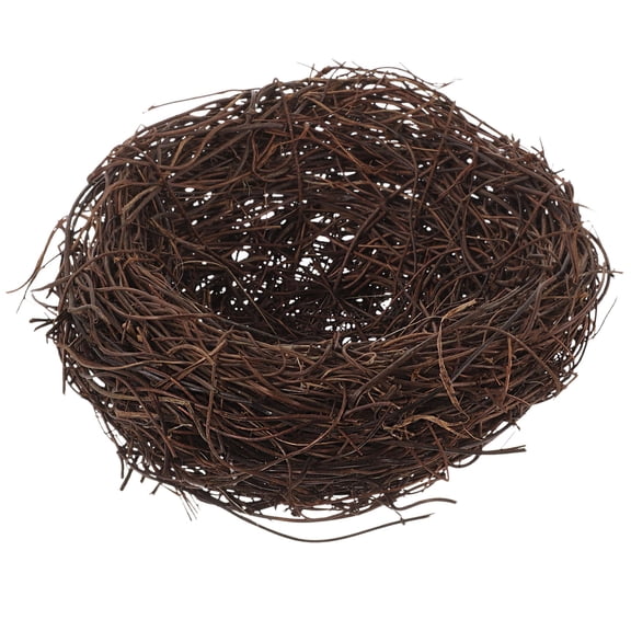 CTIRCHIU Rattan Nest Ornament 1Pcs for Outdoor Table Decoration