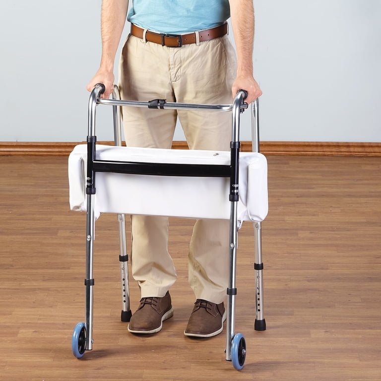 Fox Valley Traders Walker Rest Seat supports up to 250 lbs