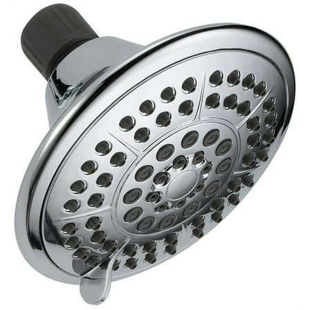 Delta Faucet 5 Spray Shower Head Chrome - Multiple Massage Sprays, Adjustable - Each