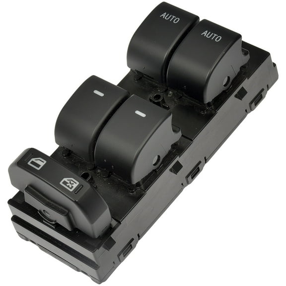 Dorman 901-215 Front Driver Side Door Window Switch for Specific Ford Models, Black