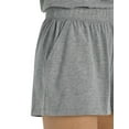 thumbnail image 3 of No Nonsense Women's Serene Sleep Short Medium Grey Heather XXL, 3 of 3