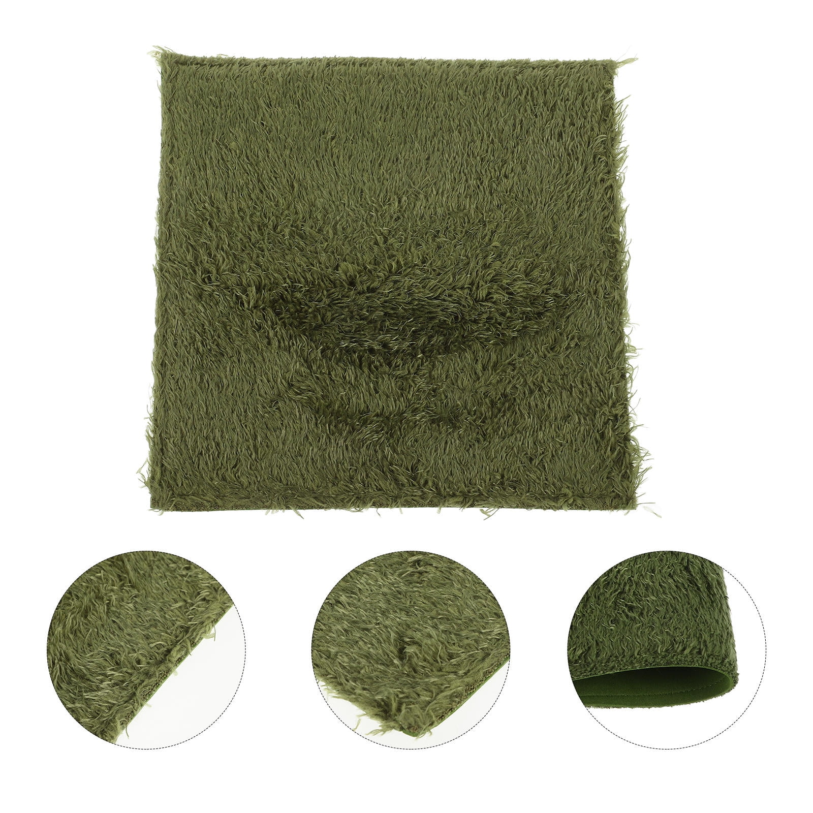 DEEPCRAFF Green Reptile Terrarium Carpet Safe and Natural Substrate for Snakes, Lizards, and Small Pets