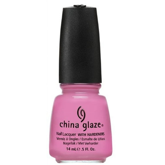 China Glaze Nail Lacquer with Hardeners, Dance Baby, 0.5 fl oz