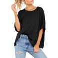 thumbnail image 5 of Sherrylily Women Tops Oversized T-Shirt Short Sleeve Loose Casual Shirts Summer Tee S-2XL, 5 of 6