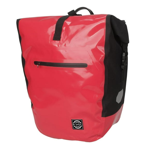 Waterproof Bike Pannier Bag for Cargo Rack Saddle Bag Laptop Handbag Red
