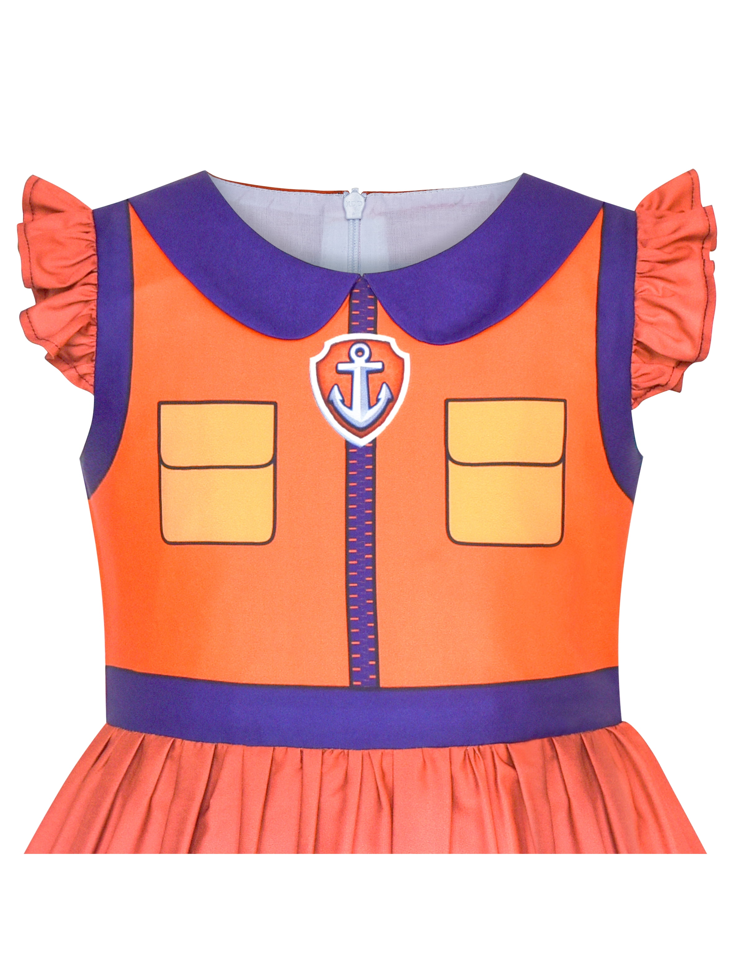 Sunny Fashion Girls Dress Paw Marshall Costume Patrol Halloween Party Size 3-7