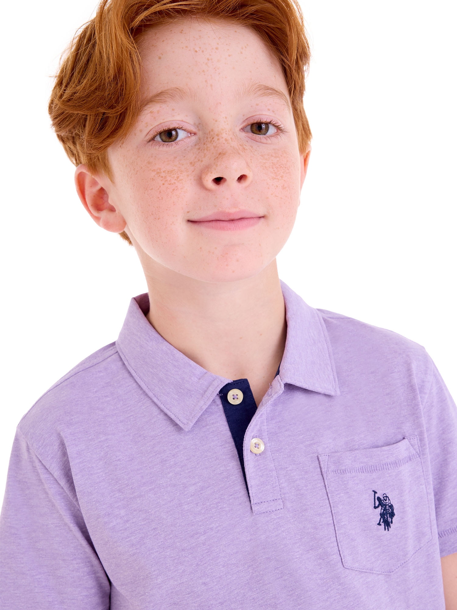 U.S. Polo Assn. Boys Everyday Play Jersey Polo, Sizes 4-18
