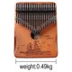 thumbnail image 2 of Piano de pulgar Kalimba, Piano de dedo Mbira portátil de 21 teclas con martillo de afinación e instrucciones de estudio, regalo de Navidad, 2 of 5