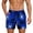 3-Blue, variant on Telankuip Summer Pattern Printing Swim Shorts for Men Fashion Relaxed Fit Elastic Waist Drawstring Swim Trunks with Pockets Casual Comfortable Breathing Beach Holiday Board Shorts 11-Blue XL