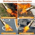 thumbnail image 7 of Propane Torch Weed Burner Kit, Dual Switch Ignition, 1,800,000 BTU, 3500°F Flame, 2m Hose & Gloves, for Weeding, Snow Melting, Roofing, Paint Removal (Nozzle Diameter: 1.2in), 7 of 7